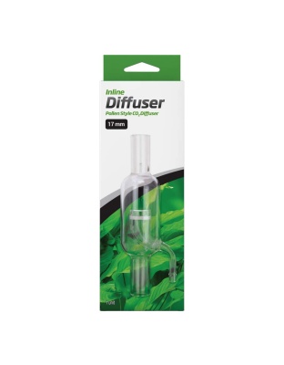 Seachem Laboratories Glass Inline Diffuser Clear, 1ea/17 mm