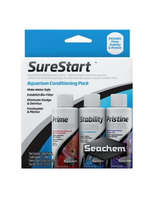 Seachem Laboratories SureStart Aquarium Conditioning Pack 1ea/3 pk