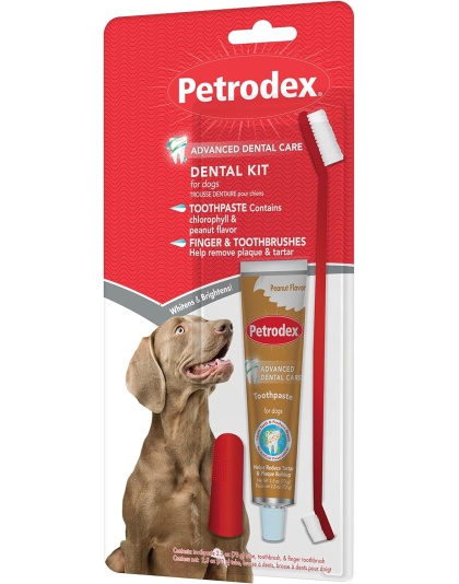 Petrodex Dental Kit For Dogs Peanut 2.5oz.