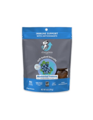 Shameless Soft Baked Dog Biscuits Blueberry/Mint 6oz.
