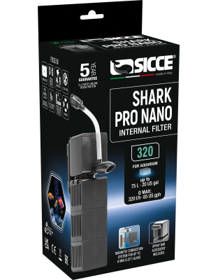 Sicce Shark Pro Nano Internal Filter 1ea/320