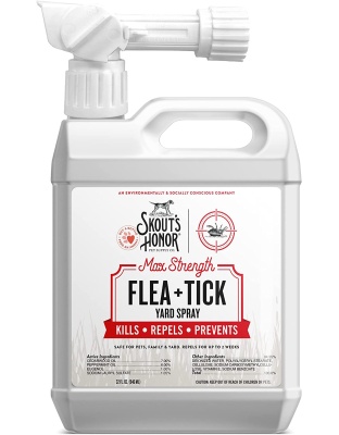 Skouts Honor Dog Flea and Tick Yard Spray 32Oz