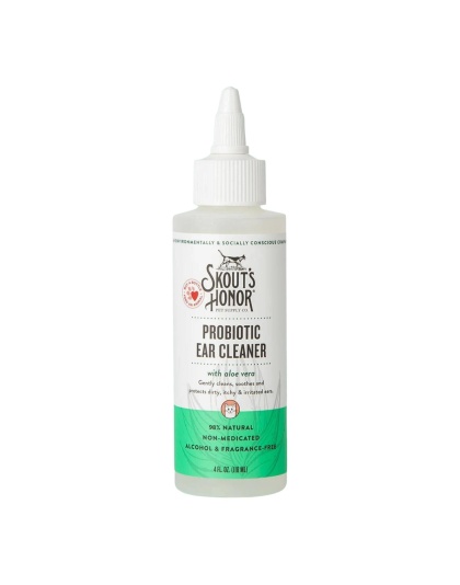 Skouts Honor Cat Probiotic Ear Cleaner 4oz.