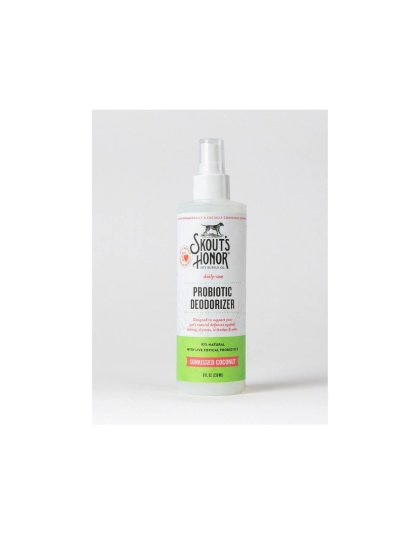 Skout'S Honor Dog & Cat Probiotic Daily Use Deodorizer Sunkissed Coconut 8Oz