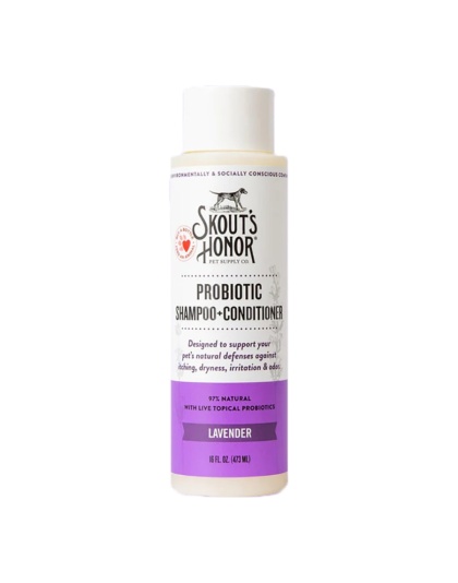 Skouts Honor Dog Shampoo Conditioner Lavender 16Oz