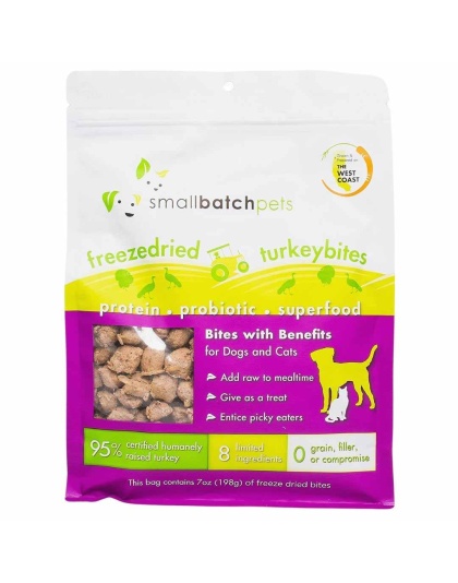 Small Batch Freeze Dried Turkey Bites - 7oz.