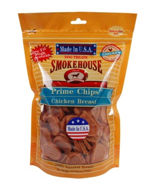 Smokehouse USA Made Prime Chips Dog Treat Chicken 1ea/16 oz
