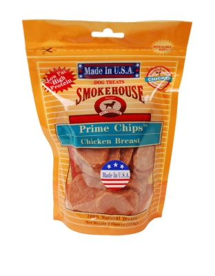 Smokehouse USA Made Prime Chips Dog Treat Chicken 1ea/4 oz