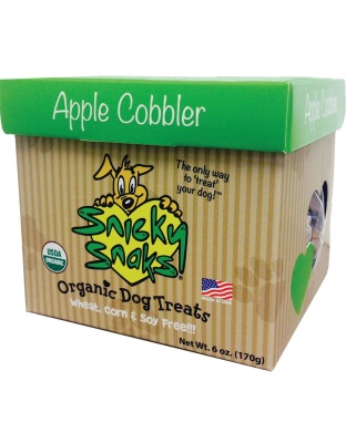 Snicky Snaks Usda Certified Organic Apple Cobbler Treat, 12Lb Bulk Box
