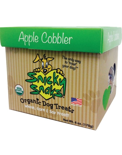 Snicky Snaks Usda Certified Organic Apple Cobbler Treat, 12Lb Bulk Box