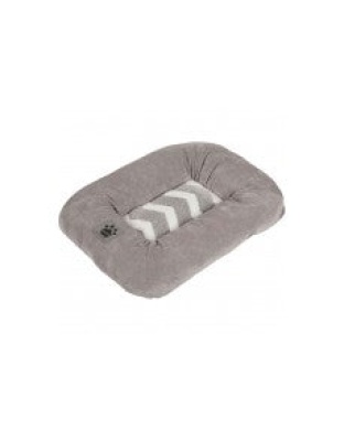 SnooZZy Zig Zag Low Bumper Kennel Dog Mat Grey 1ea/XS