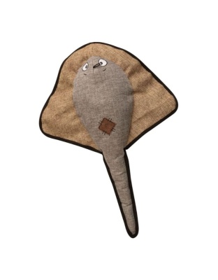 Snugarooz Sally The Stingray with Rubber Spikey Ball Gray 21in.