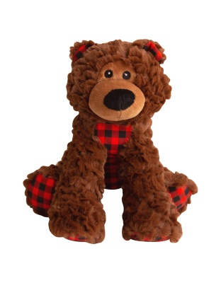Snugarooz Benny The Bear Brown/Plaid 8in.