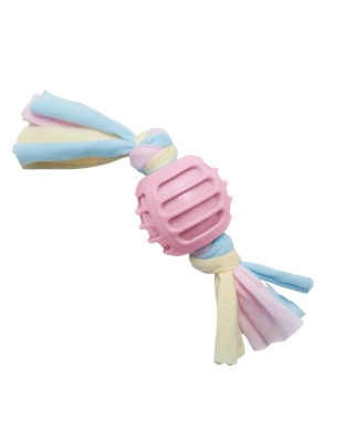 Snugarooz Snuggle Ball Eco TPR  Dog Toy Pink 8.5in.