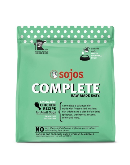 Sojos Complete Grain-Free Adult Pork Recipe Freeze-Dried Raw Dog Food, 1.75 Lbs