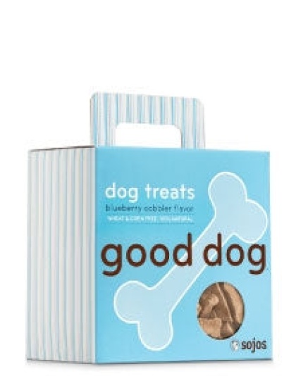Sojos Good Dog Treats Blueberry Cobbler 8oz.