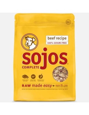 Sojos Complete Grain Free Adult Dog Food Beef Recipe, 4 oz. Trial Size