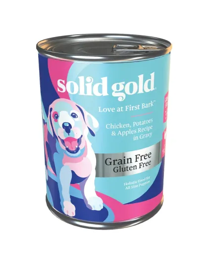 Solid Gold  Puppy Love At First Bark Chicken Grain Free 13.2oz.(Case Of 6)