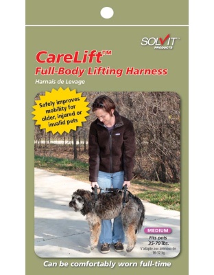 Solvit Products CareLift Full Body Dog Harness Brown 1ea/MD