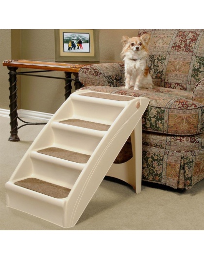 Solvit Products CozyUp Folding Pet Steps Tan 1ea/20 in, LG