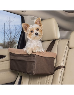 Solvit Products Deluxe Dog Booster Seat Tan 1ea/LG
