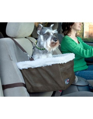 Solvit Products Standard Dog Booster Seat Brown 1ea/LG
