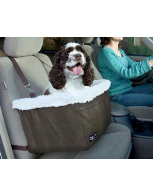 Solvit Products Standard Dog Booster Seat Brown 1ea/XL