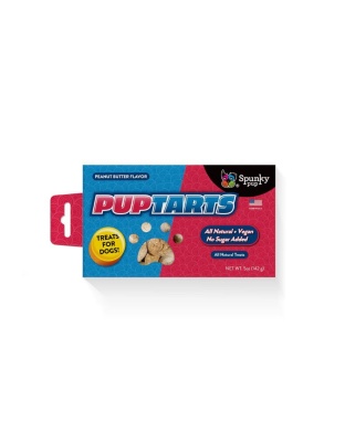Spunkypup Puptarts Crunchy Biscuits For Dogs Peanut Butter 5oz.