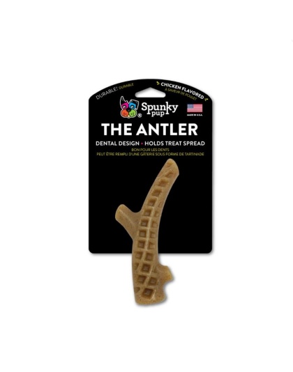 Spunkypup The Antler Nylon Chew Toy Deer One Size