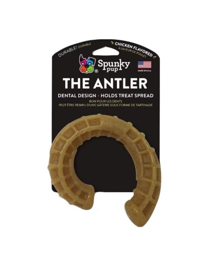 Spunkypup The Antler Nylon Chew Toy Ram One Size