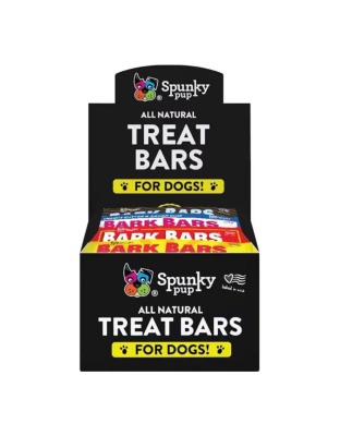 Spunky Pup Bark Bars Display Box PDQ Assorted