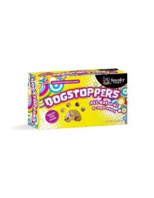 Spunkypup Dogstoppers Crunchy Biscuits For Dogs Cheese 5oz.