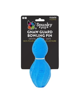 Spunkypup Gnaw Guard Squeaky Toy Bowling Pin One Size
