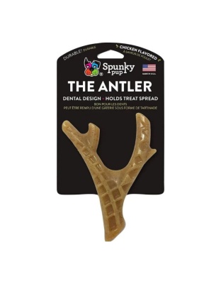 Spunkypup The Antler Nylon Chew Toy Elk One Size