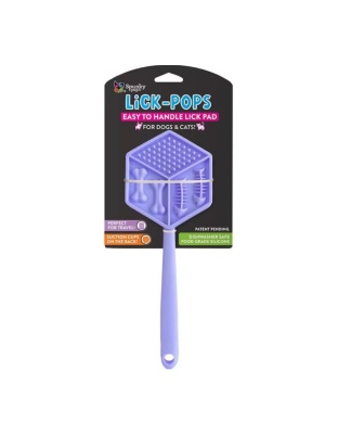 Spunkypup Lick Pops Lick Pad Spatula Hexagon