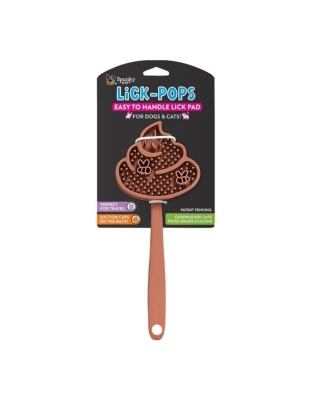 Spunkypup Lick Pops Lick Pad Spatula Poop Emoji