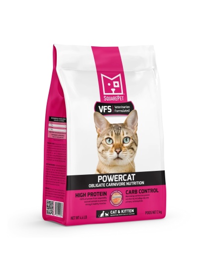 Square Pet VFS Powercat 4.4Lb  Herring Salmon