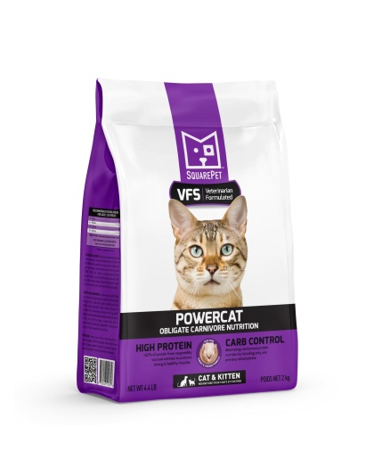 Square Pet VFS Powercat 4.4Lb  Turkey Chicken