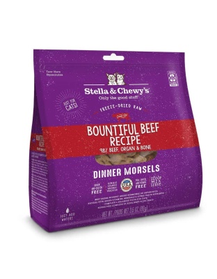 Stella and Chewys Bountiful Beef Freeze Dried Raw Dinner Morsels 18oz.