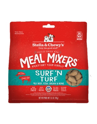Stella and Chewys Dog Freeze-Dried Mixer Surf and Turf 3.5oz.