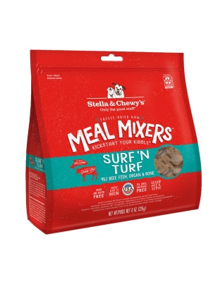 Stella and Chewys Dog Freeze-Dried Mixer Surf and Turf 8oz.