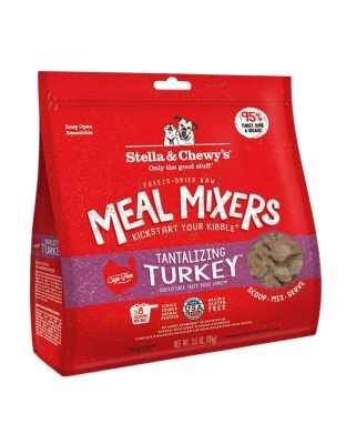Stella and Chewys Dog Freeze-Dried Tantalizing Turkey Meal Mixers 35oz.