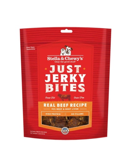 Stella And Chewys Dog Just Jerky Grain Free Beef 6oz.