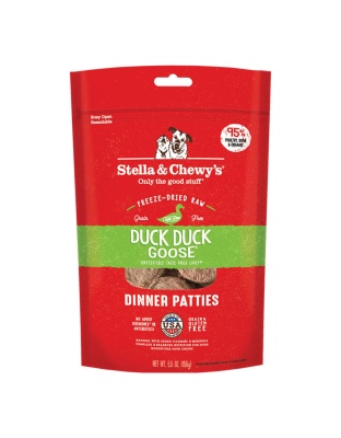 Stella And Chewys Dog Freeze-Dried Duck Dinner Patties 5.5oz.