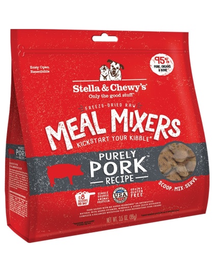 Stella And Chewys Dog Freeze-Dried Mixer Pork 3.5 oz.