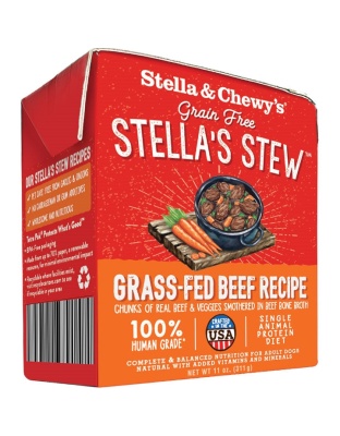 Stella and Chewys Dog Stew Grass Fed Beef 11oz. (Case of 12)