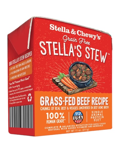 Stella and Chewys Dog Stew Grass Fed Beef 11oz. (Case of 12)