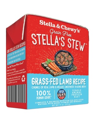 Stella and Chewys Dog Stew Grass Fed Lamb 11oz. (Case of 12)