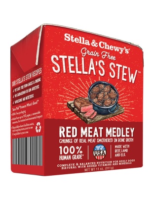 Stella and Chewys Dog Stew Red Meat Medley 11oz. (Case of 12)