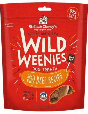 Stella and Chewys Dog Freeze Dried Weenie Beef 11.5 oz.
